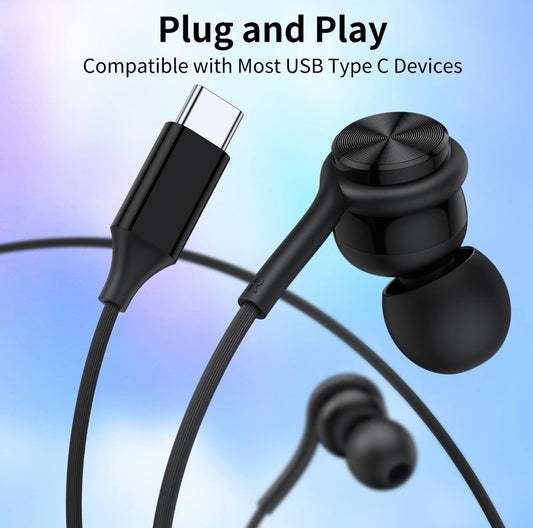 Type C headphones for Samsung