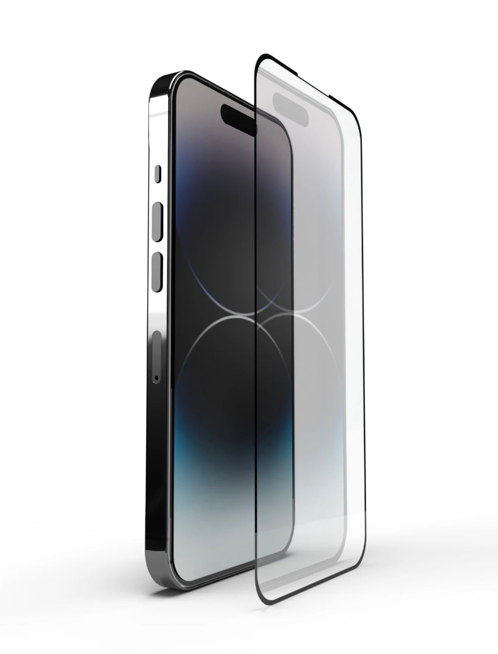 Sillicon case with tempered glass